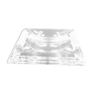 Square crystal ashtray