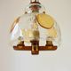 A modernist pendant light, 1970s.