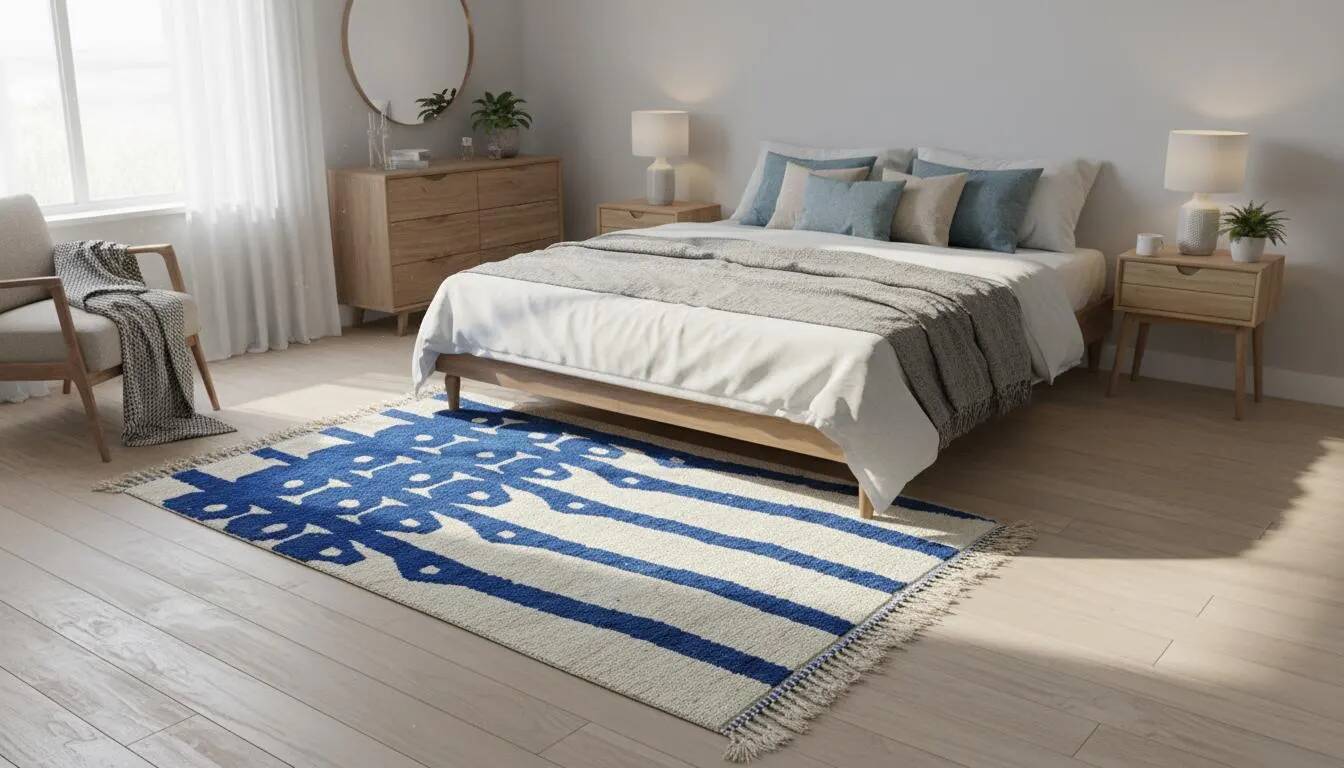 Handmade Berber artisan rug 3x2 m