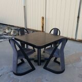 Set of 4 designer chairs from 1970