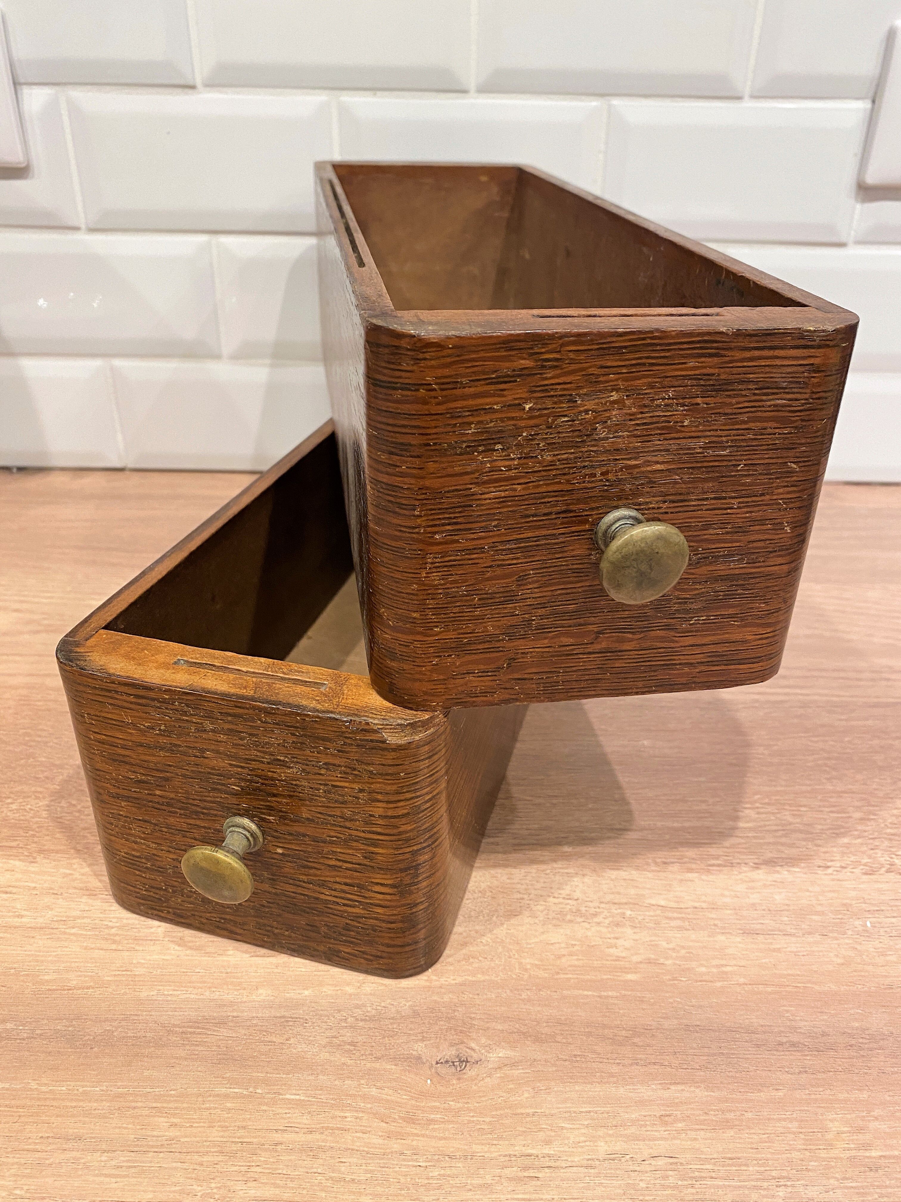 2 old furniture drawers 40s