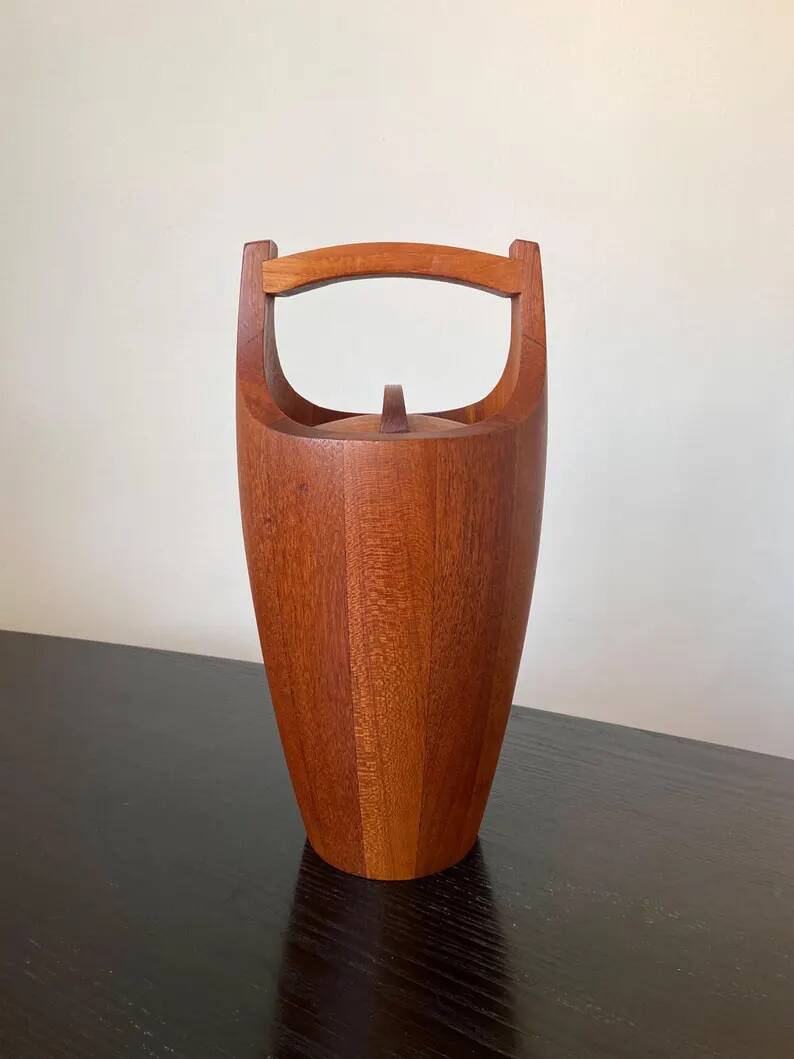 Teak ice bucket by Jens Harald Quistgaard, Denmark 1950s