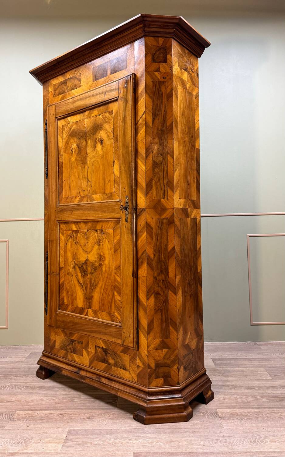 Bonnetière In Marquetry Louis XIV XVII Eme Century