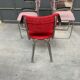 Set of 3 vintage cantilever chairs reupholstered.