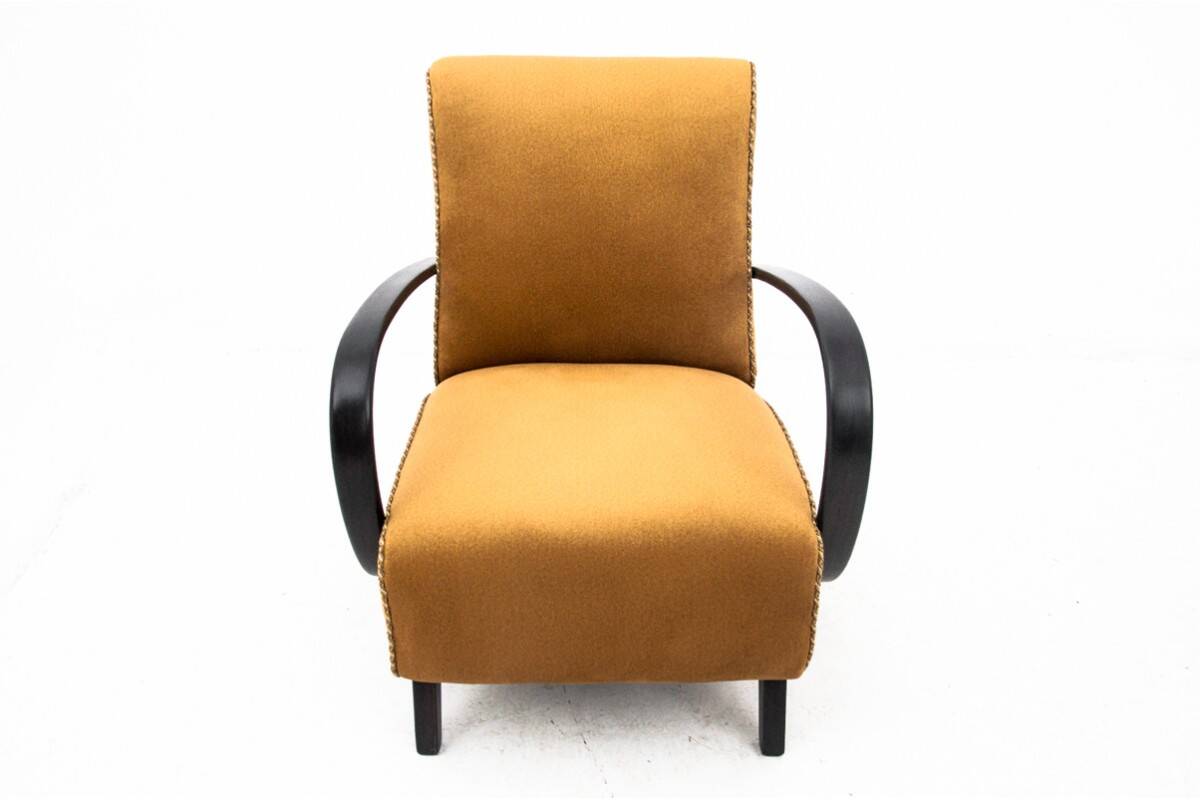 Paire de fauteuils Art Déco, design J. Halabala, République tchèque, années 1930