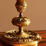 19th century bronze table ends