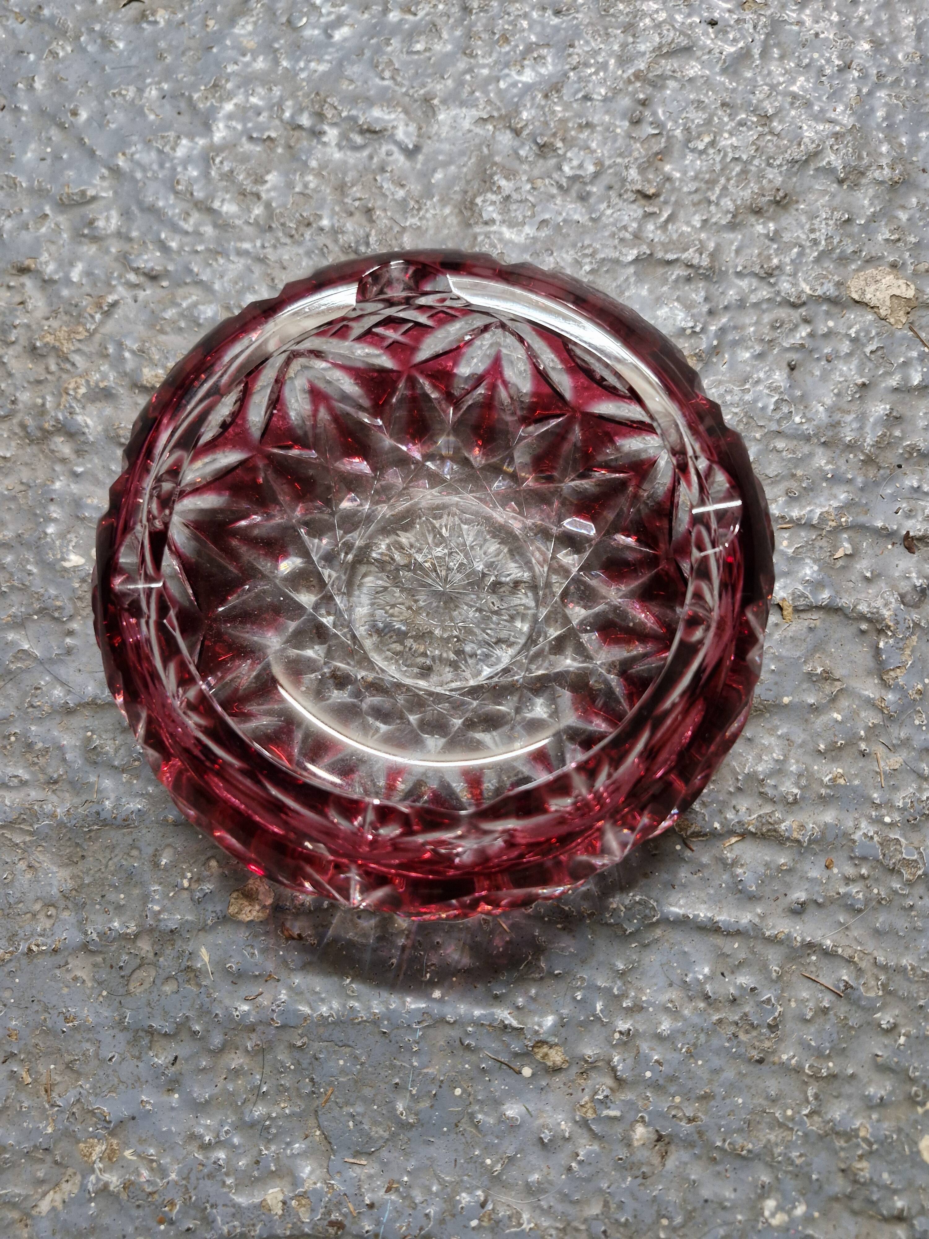 Crystal ashtray