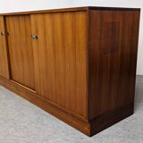 Modernist enfilade in rosewood attributed to O. Borsani, Italy circa 1970.