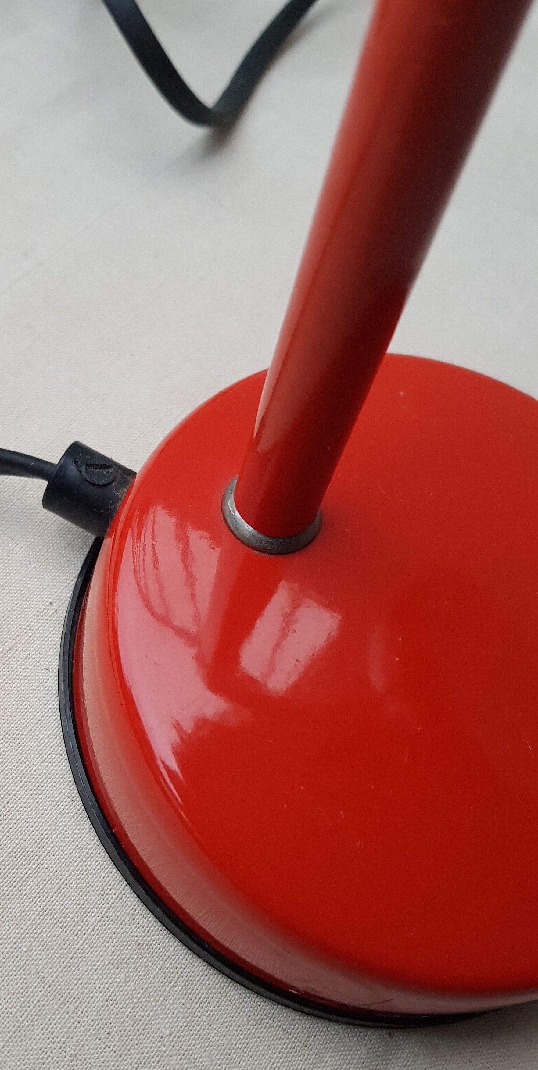 70's orange desk lamp