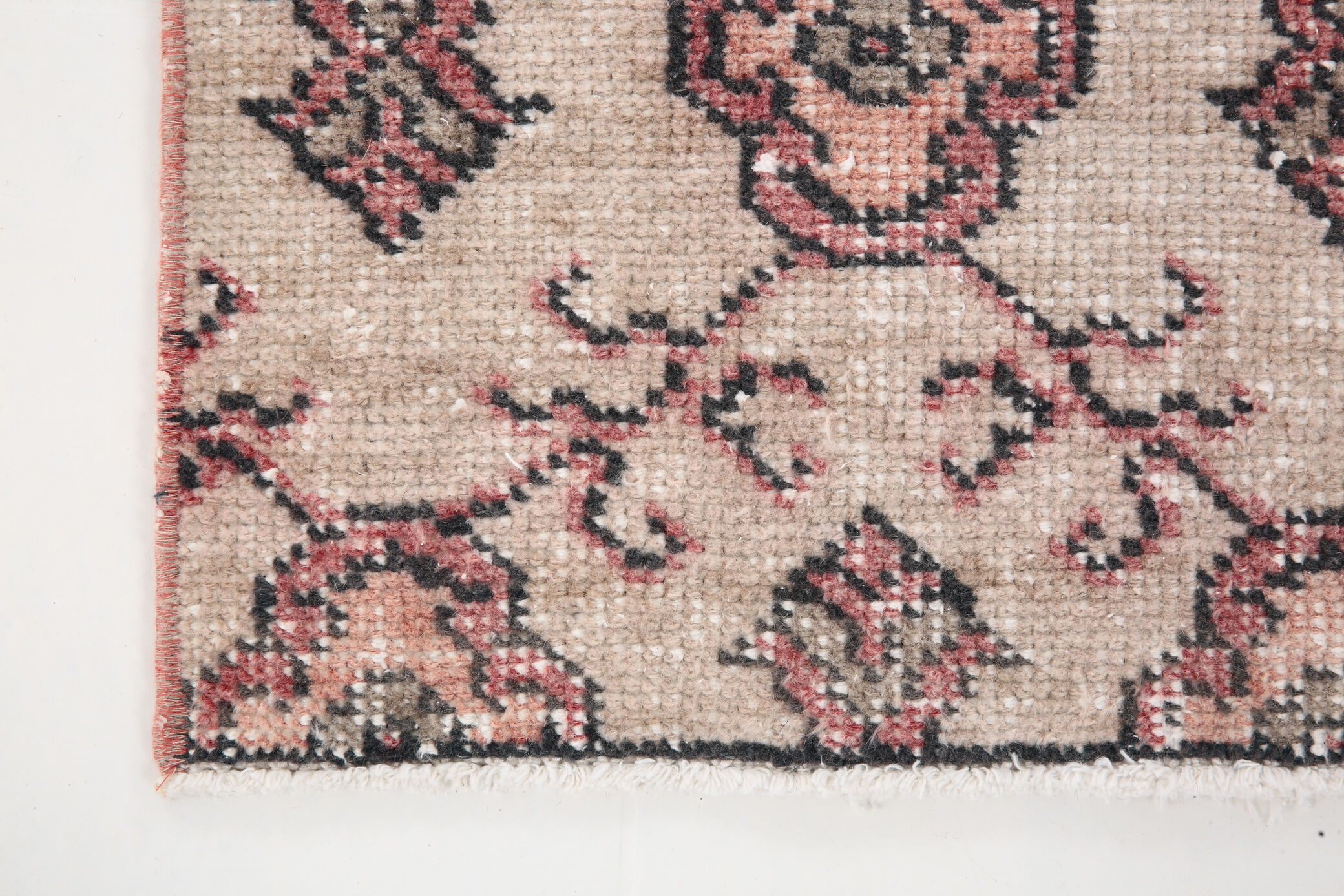 4x7 Red & Beige Floral Turkish Rug, 134x231Cm