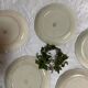 Lot de 5 assiettes en majoline Choisy le Roi XIX