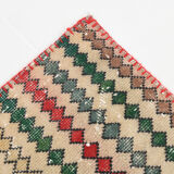 Distressed turkish rug 302x215cm