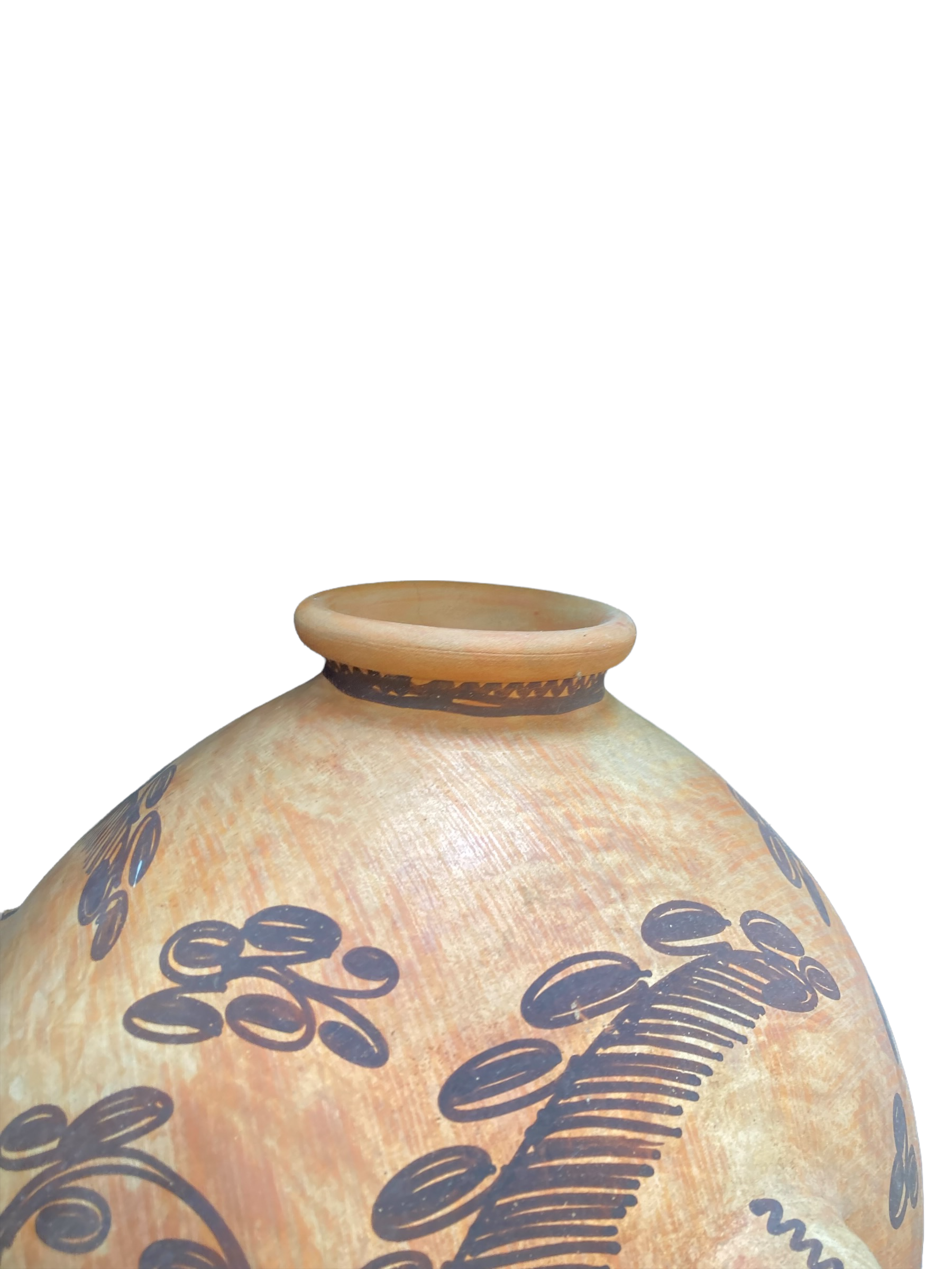 Terracotta anses jar