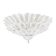 Huge Contemporary Imperial Sanded “Petals” Murano Glass Flush Mount by Simo