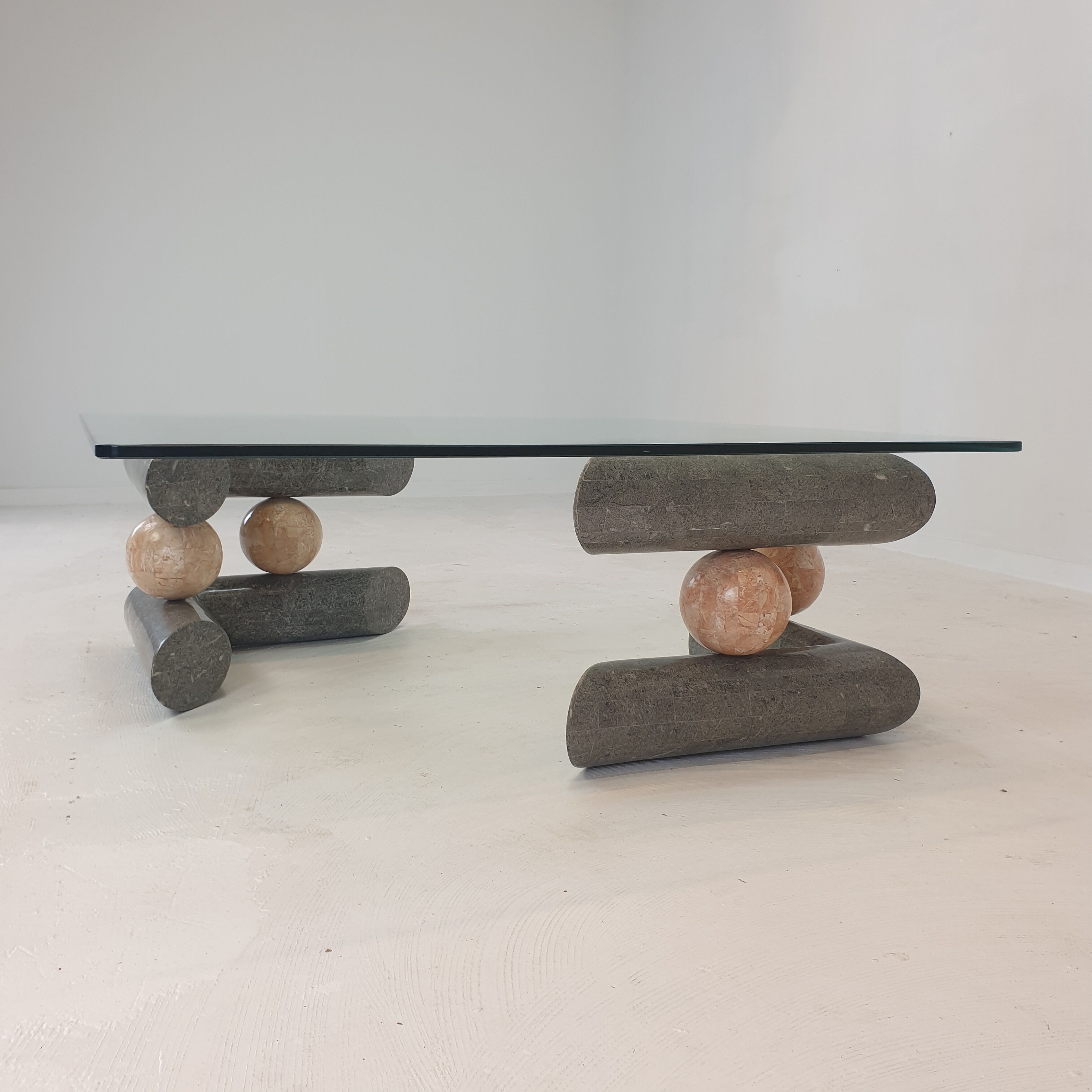 Fossil Stone Coffee Table, 1980s