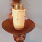 Brutalist wall lamp from the 1940s by Charles Dudouyt.