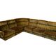 Vintage modular corner sofa, 1970s