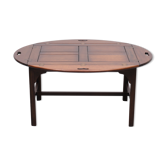 Table plateau en acajou Bevan Funnell années 1960 Angleterre