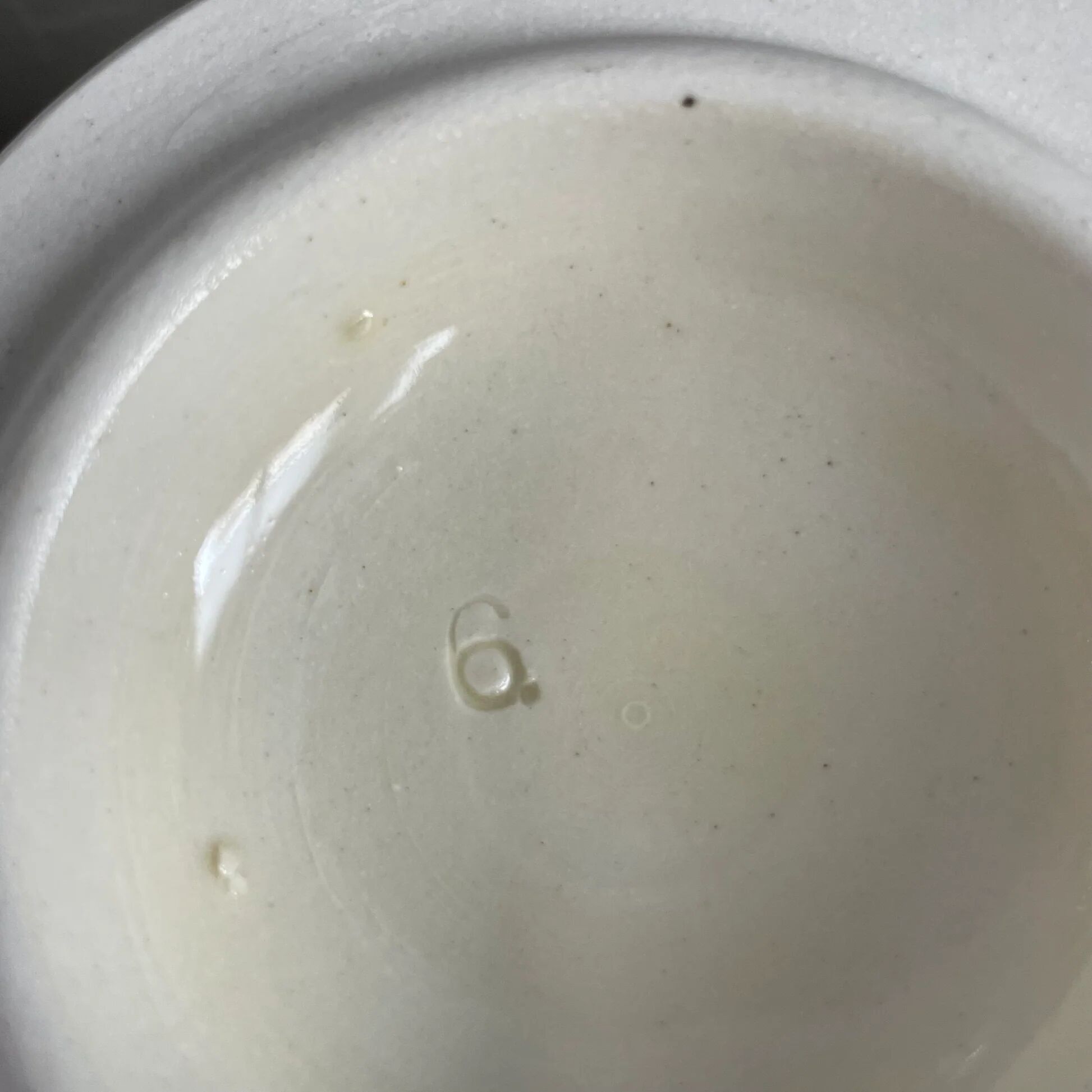 Old coffee pot with ceramic filter