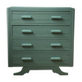 Revamped vintage oak chest of drawers