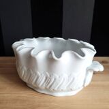 Antique white porcelain cooler from Limoges