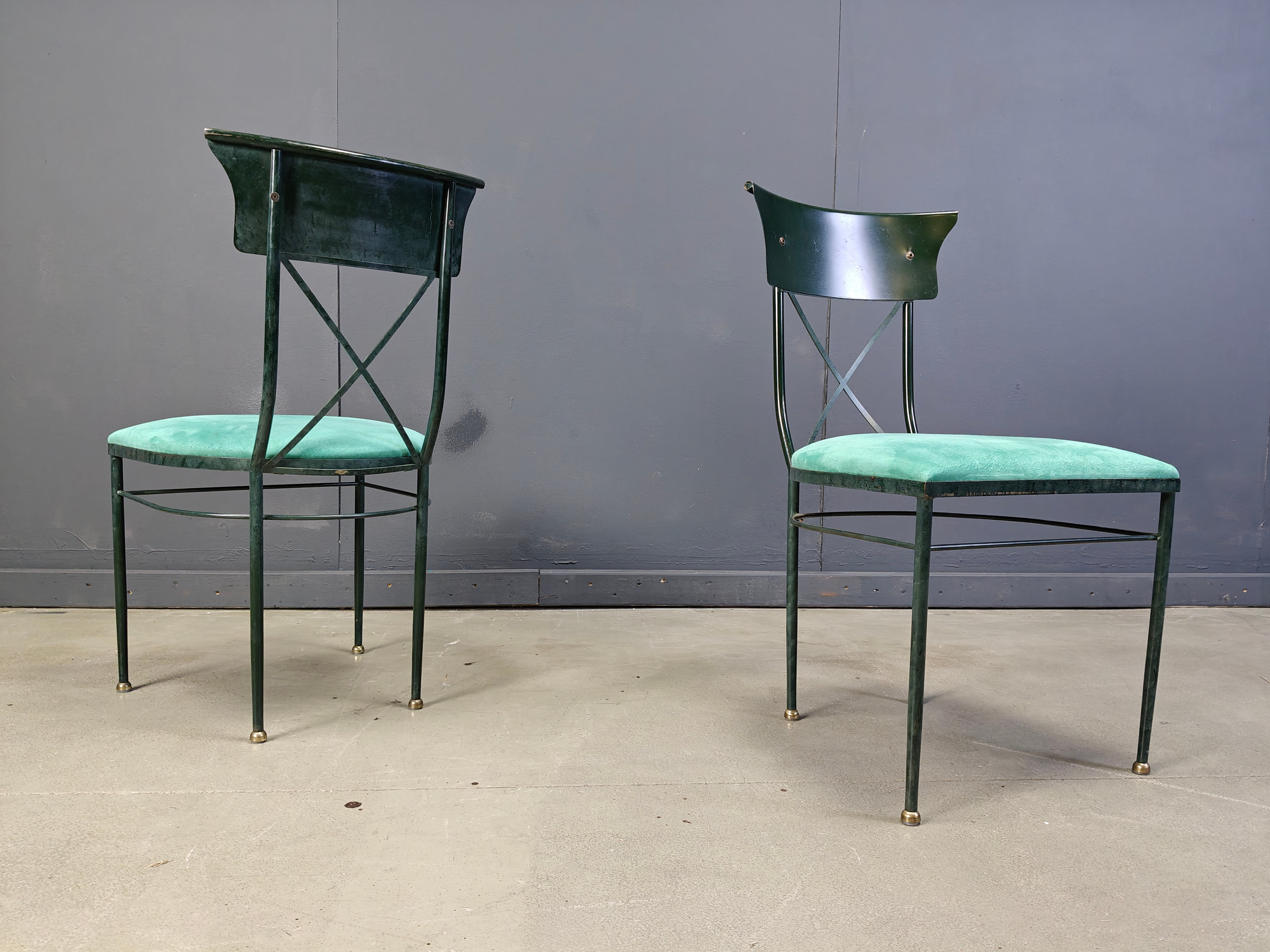 Vintage dining chairs by Belgochrom, set of 6 - 1970s