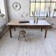 Oak farmhouse table 1950 212cm
