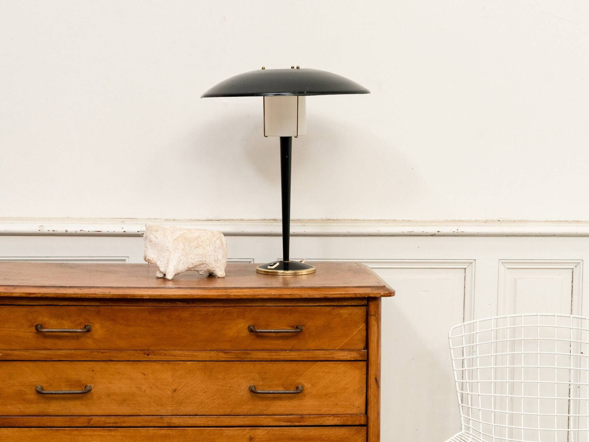 Vintage desk lamp, Caillat edition by Jean-Boris Lacroix, 1950