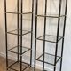 Pair of metal shelves by Guy Lefèvre for Maison Jansen 70s