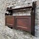 Antique mahogany wall cabinet/shelf