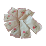 Serviettes service nappe anciennes