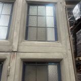 Art Deco stained glass transom window, circa 1900, 20th century