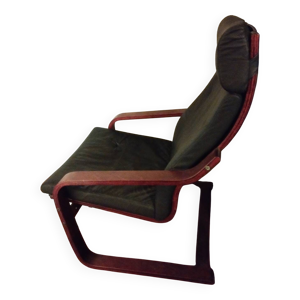 Fauteuil scandinave en - noir