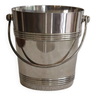 Christofle ice bucket in silver-plated metal, Biarritz model