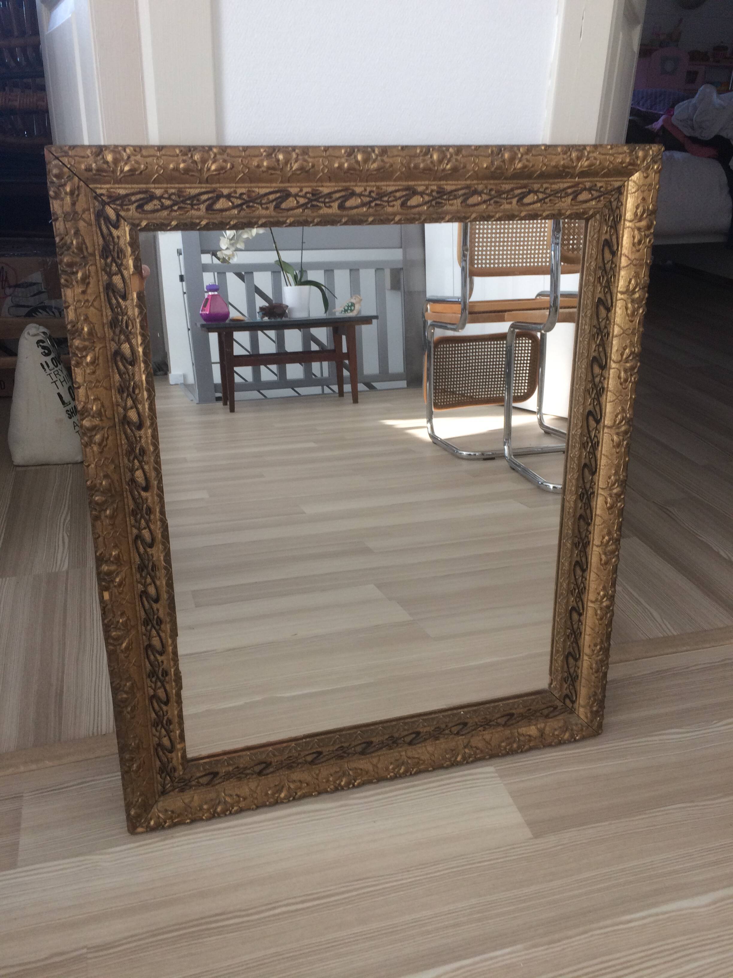 Antique gilded mirror 61x51cm