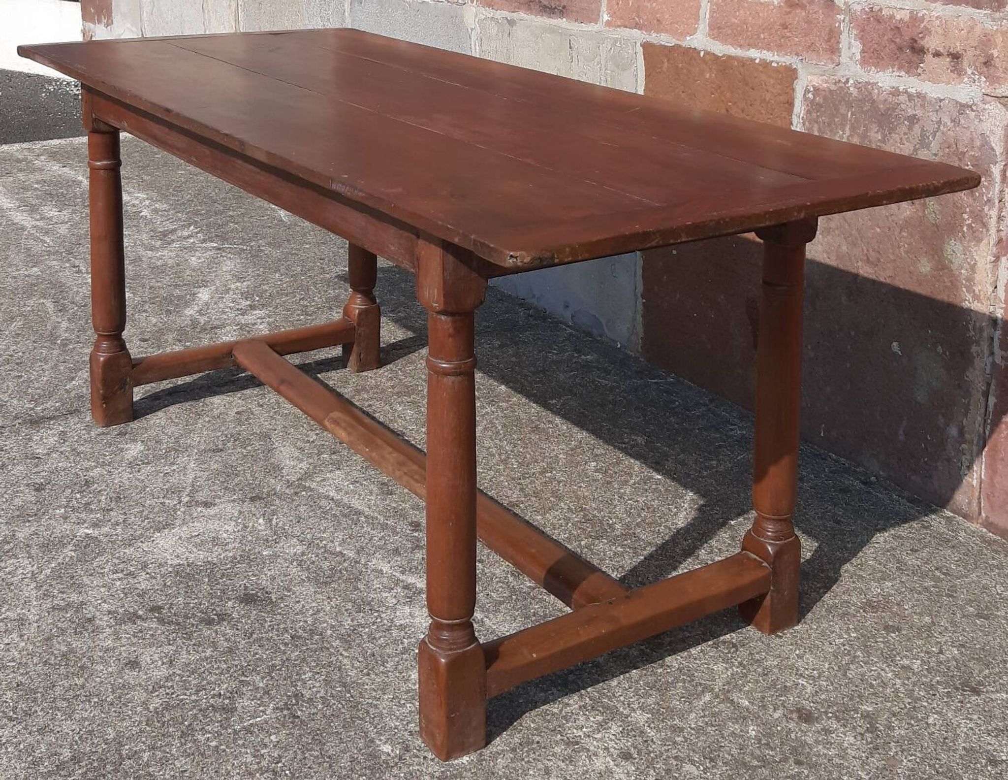 Table de ferme ancienne (175 x 71 cm.)