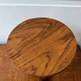 Vintage wooden side table / stool