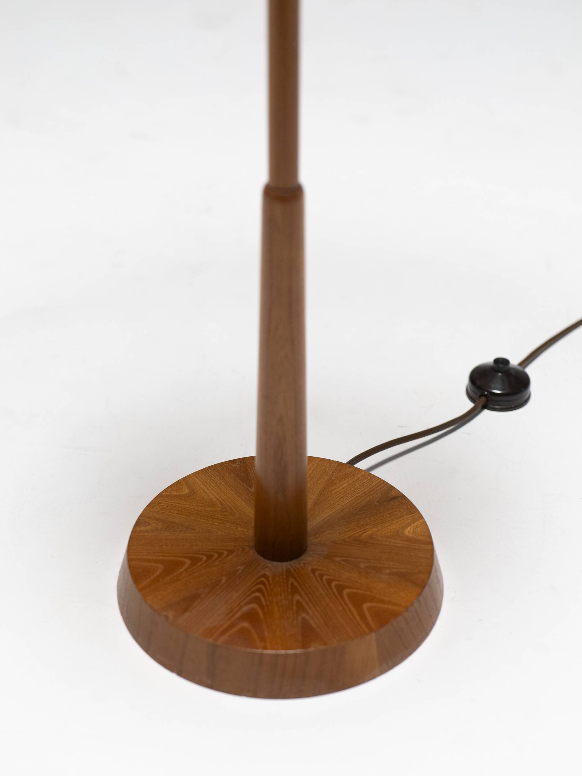 Wooden floor lamp by Temde, West Germany, 1960s