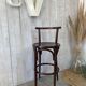 Tabouret bar en bois courbé
