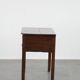 Table basse/console antique anglaise en chêne du XVIIIe siècle