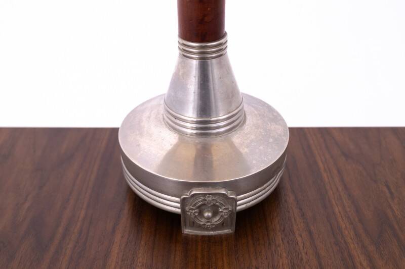 Table lamp with lampshade, Western Europe, 1950s.