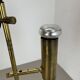 Unique 3-spot brass ceiling light koch and lowy style omi lighting germany, 1970