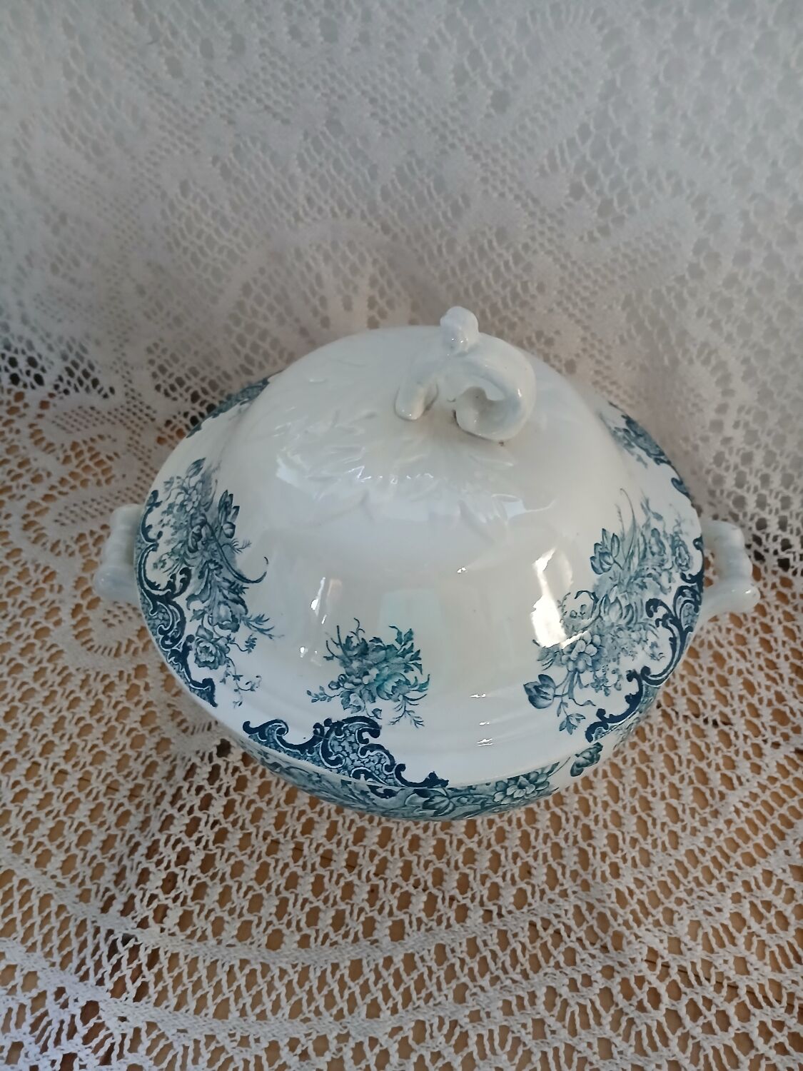 Antique Ironstone Soup Tureen