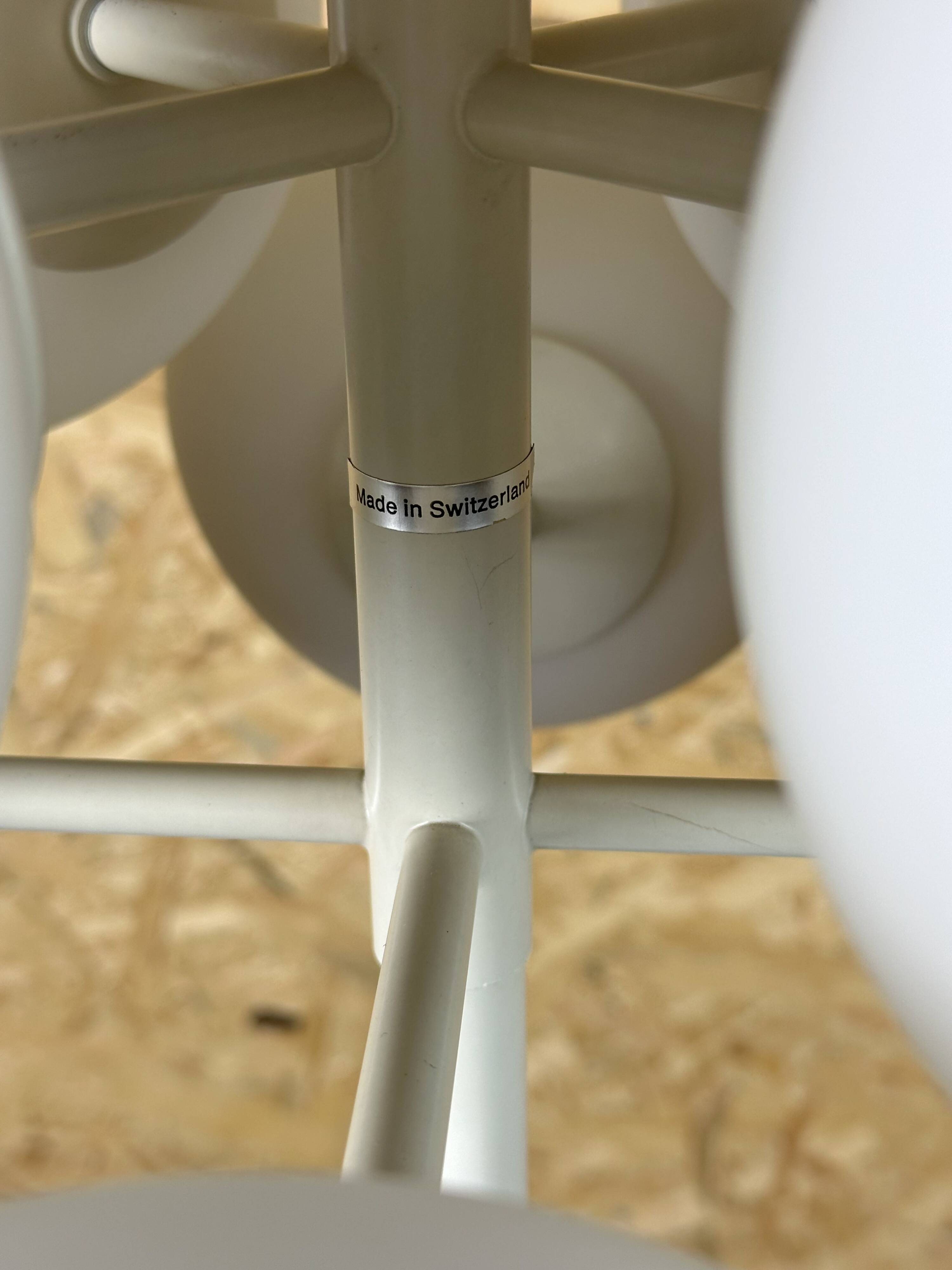 60s 70s floor lamp ball lamp by ER Nele for Temde Leuchten Switzerland