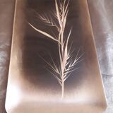 Stainless steel top, hand-engraved décor, to hang