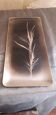 Stainless steel top, hand-engraved décor, to hang