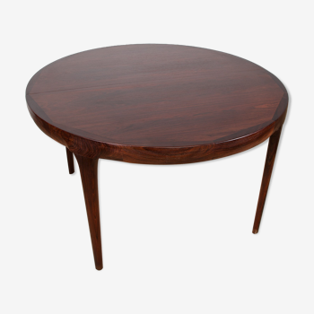 Large extendable Danish dining table in Rio Rosewood by Ib Kofod-Larsen for Faarup 1960