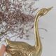 Vintage Brass Swan