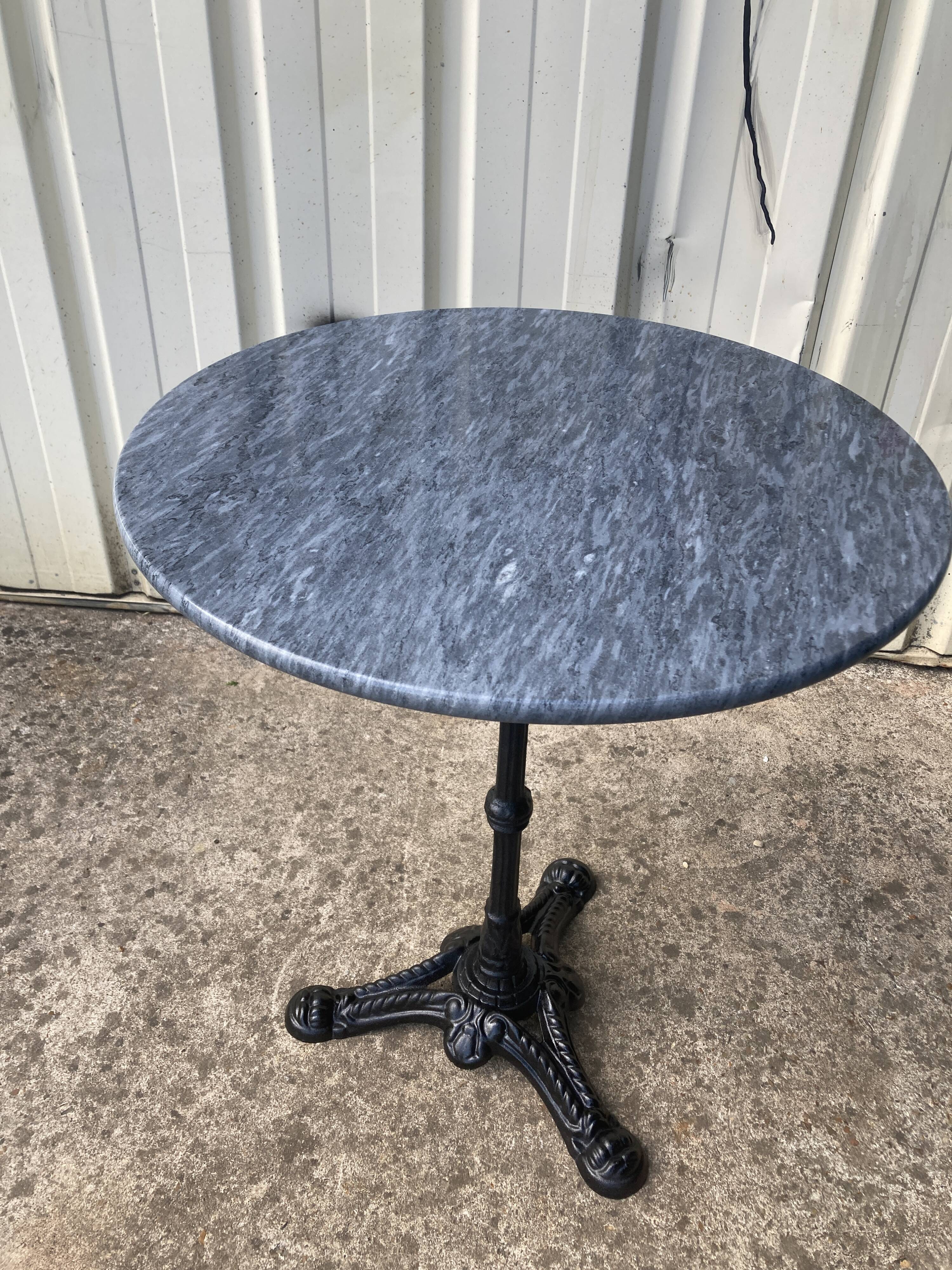 Grey marble table