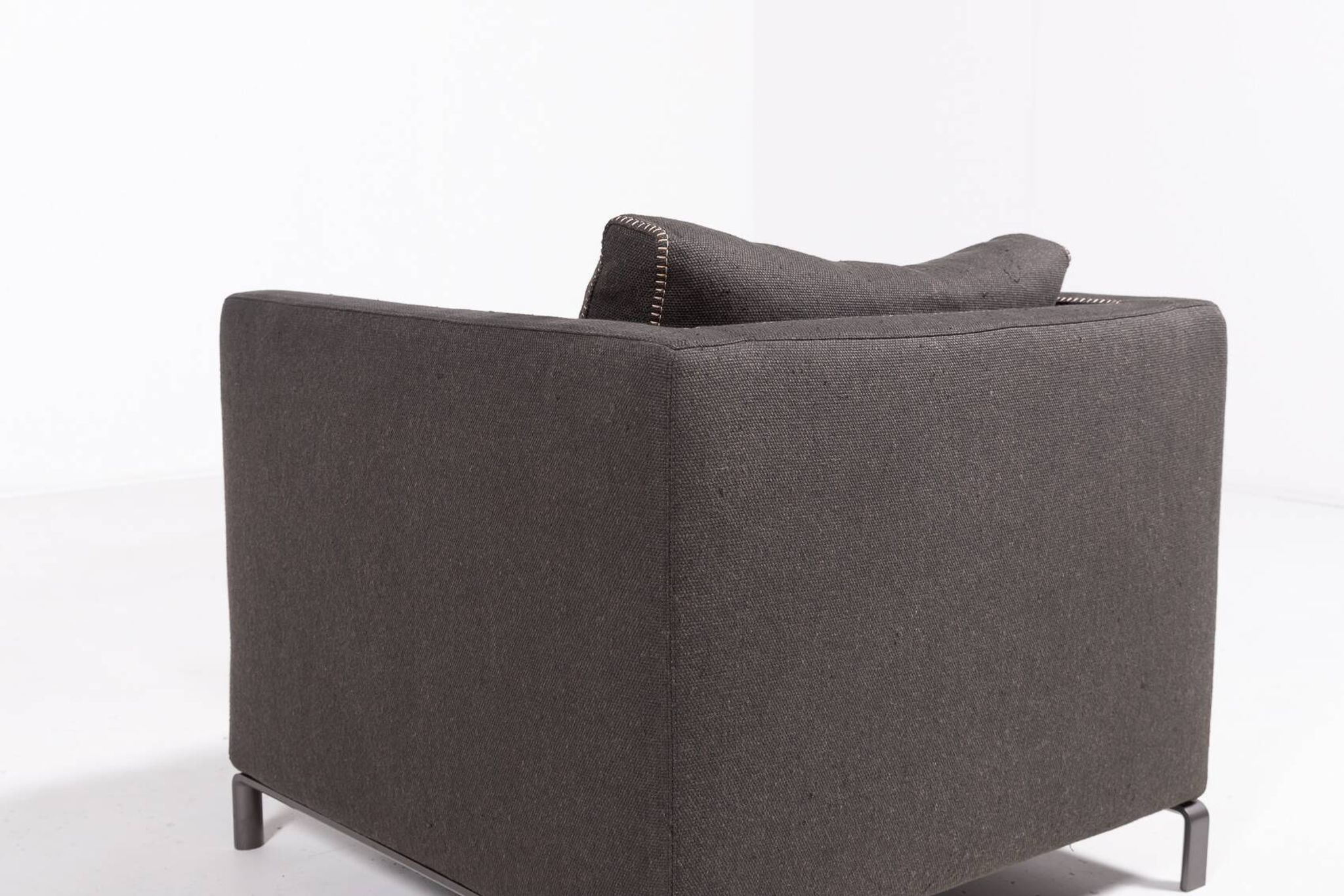 Pair of B&B Italia ‘Ray’ armchairs designed by Antonio Citterio